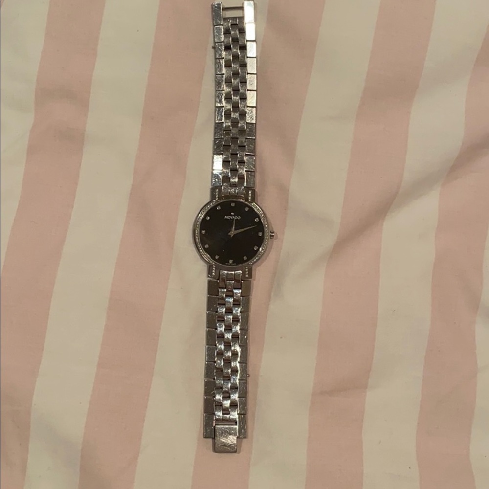 Movado diamond men’s watch preowned